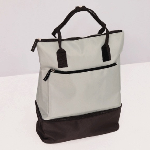 DSW Handbags - Gray/Black DSW Backpack